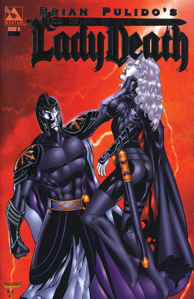 Medieval Lady Death #8 Platinum Foil Variant (Mature)