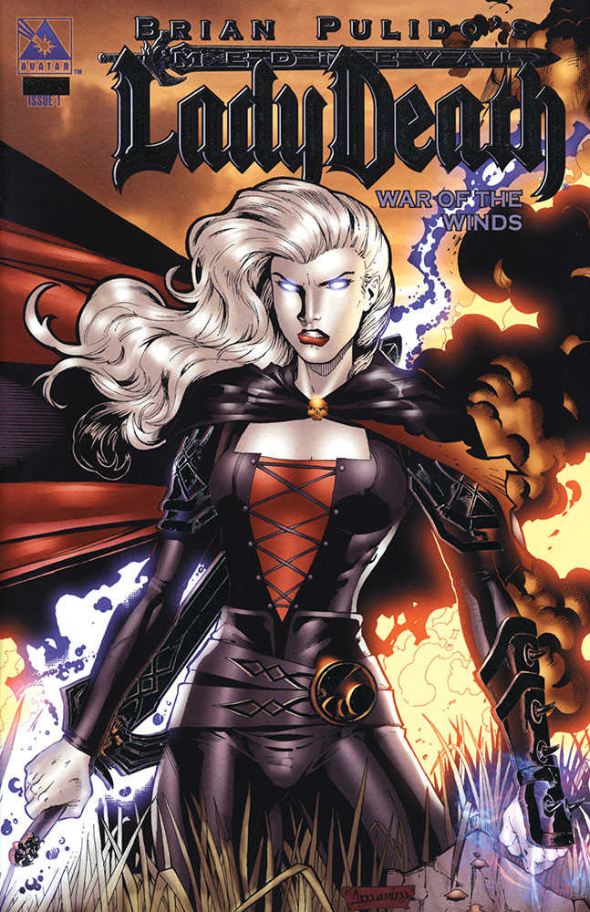 Medieval Lady Death War Of The Winds #1 Platinum Foil Variant (M