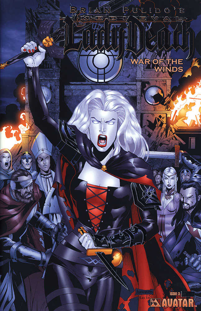 Medieval Lady Death War Of The Winds #3 Platinum Foil Variant (M