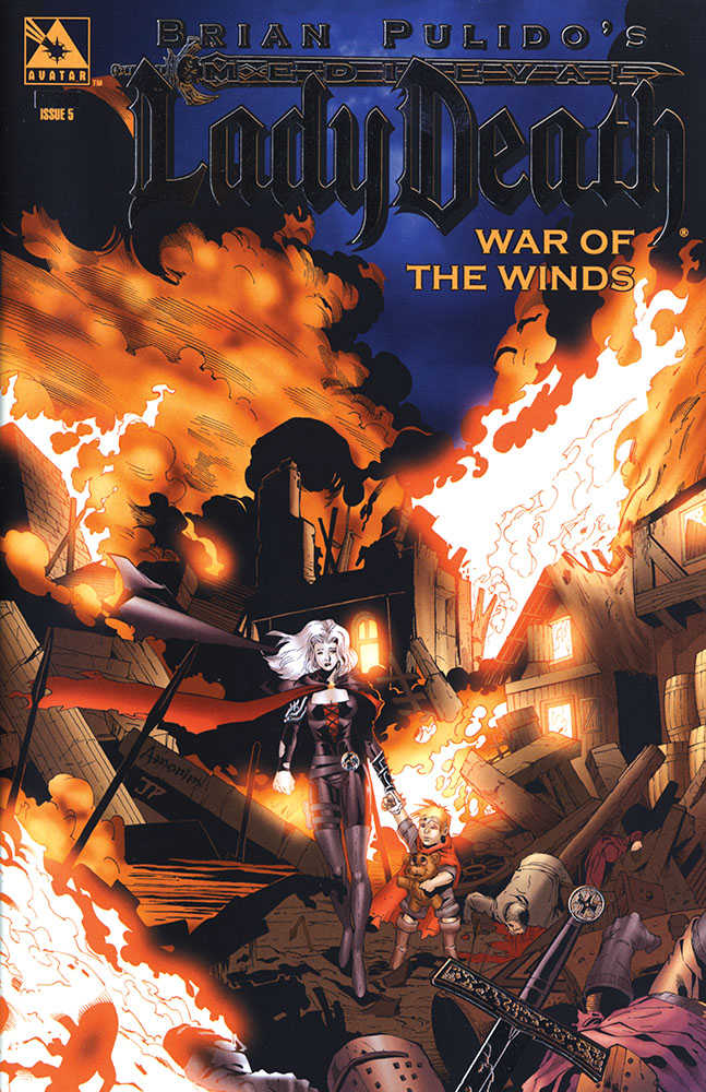 Medieval Lady Death War Of The Winds #5 Platinum Foil Variant (M