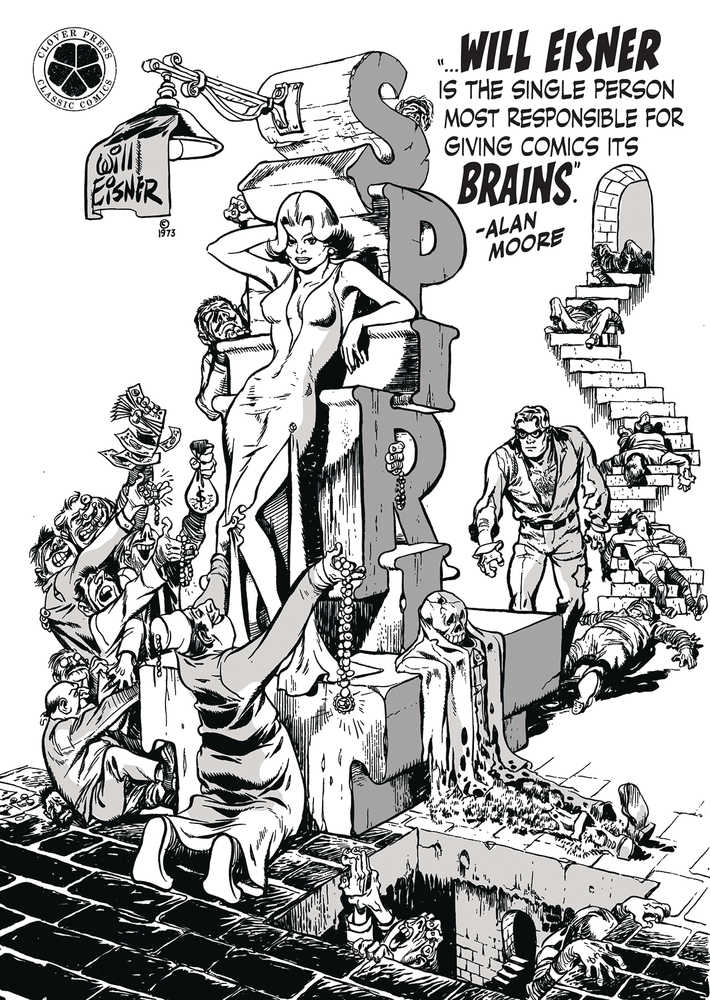 Spirit 80 Th Anniv Celebration TPB Volume 01 2 Copy Black & White Variant Edition Cover