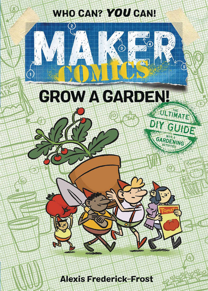 Maker Comics Hardcover Graphic Novel Grow A Garden 