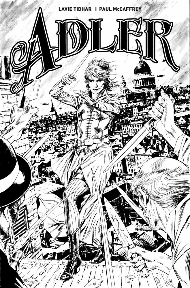 Adler #1 Cover D Black & White Guice
