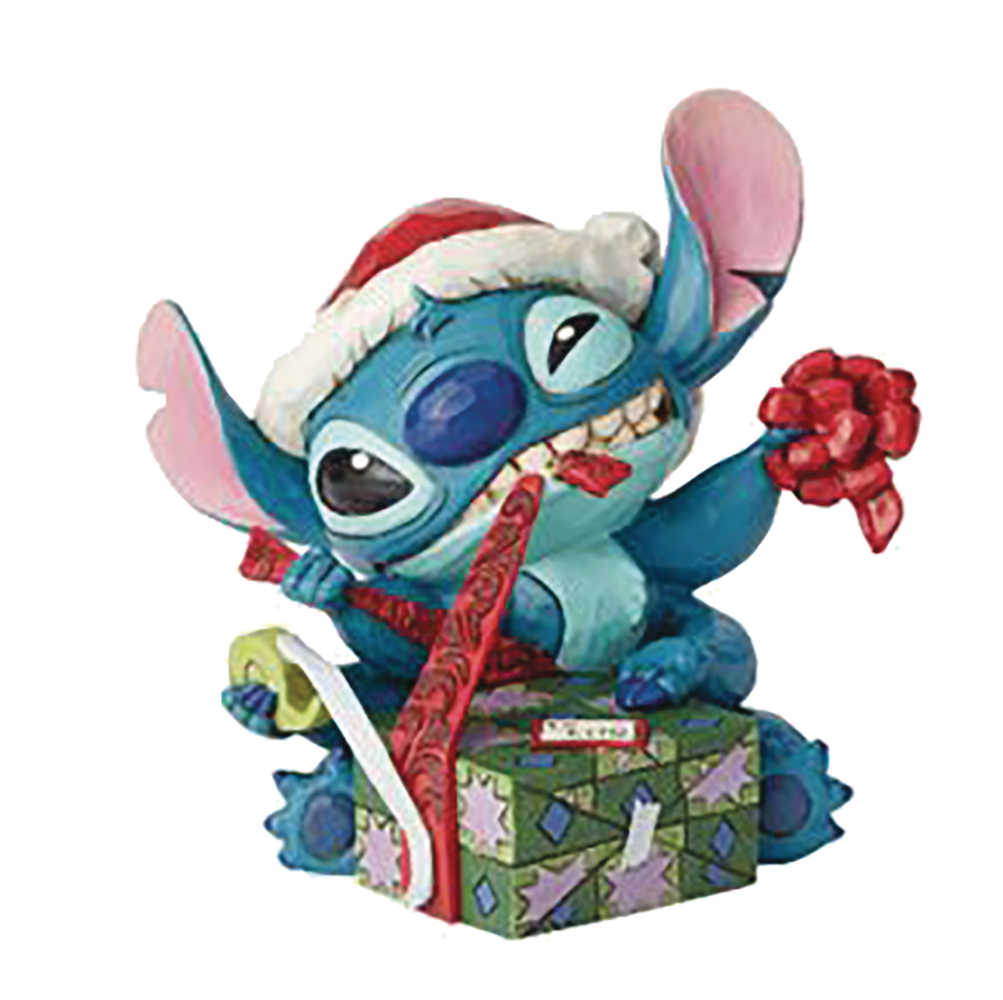 Disney Lilo & Stitch Santa Stitch W/Present Figure 
