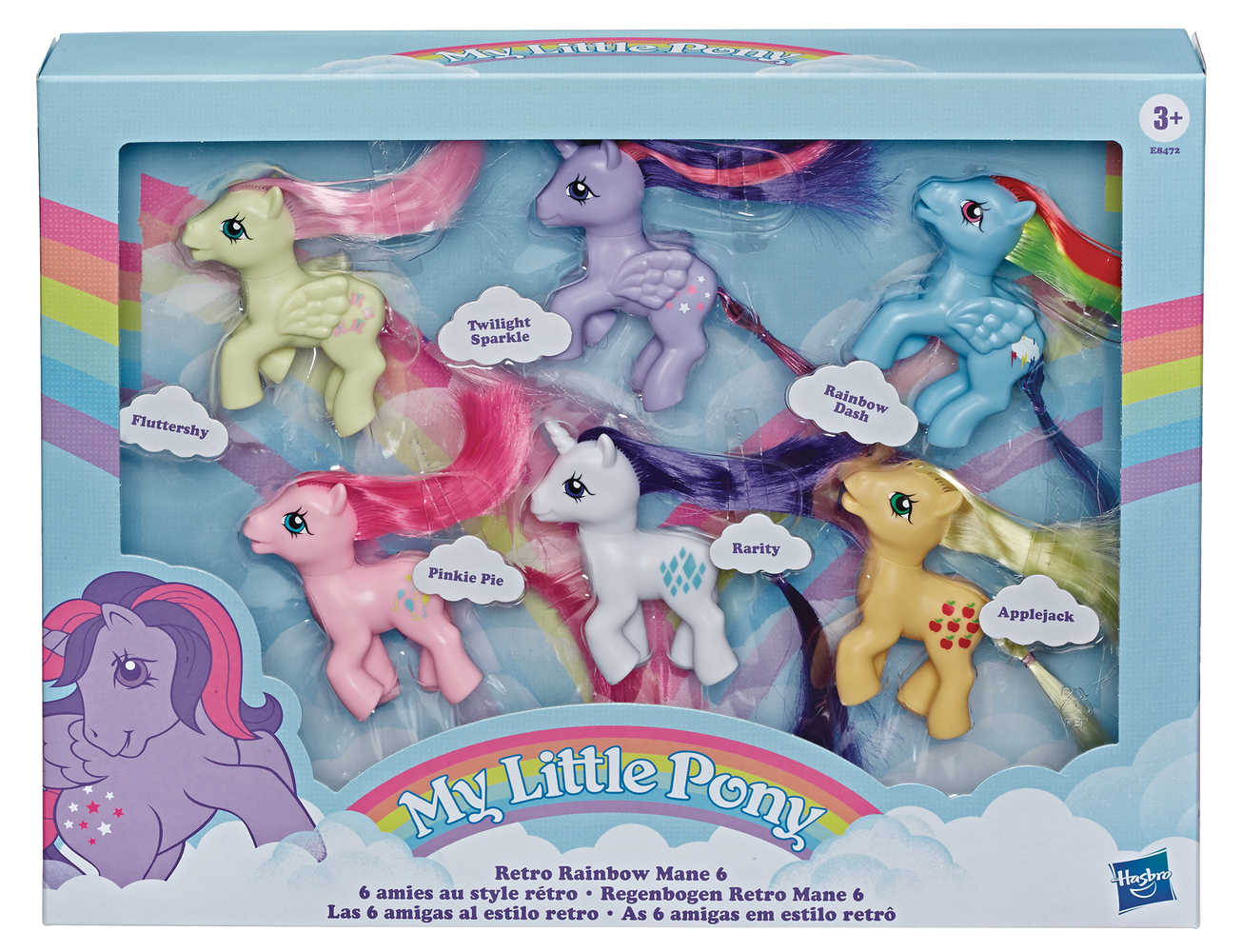 My Little Pony Retro Looks Mane 6 Figure Set Case  