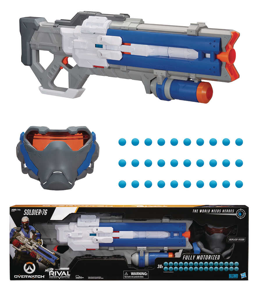 Nerf Overwatch Soldier 76 Collector Blaster Case  