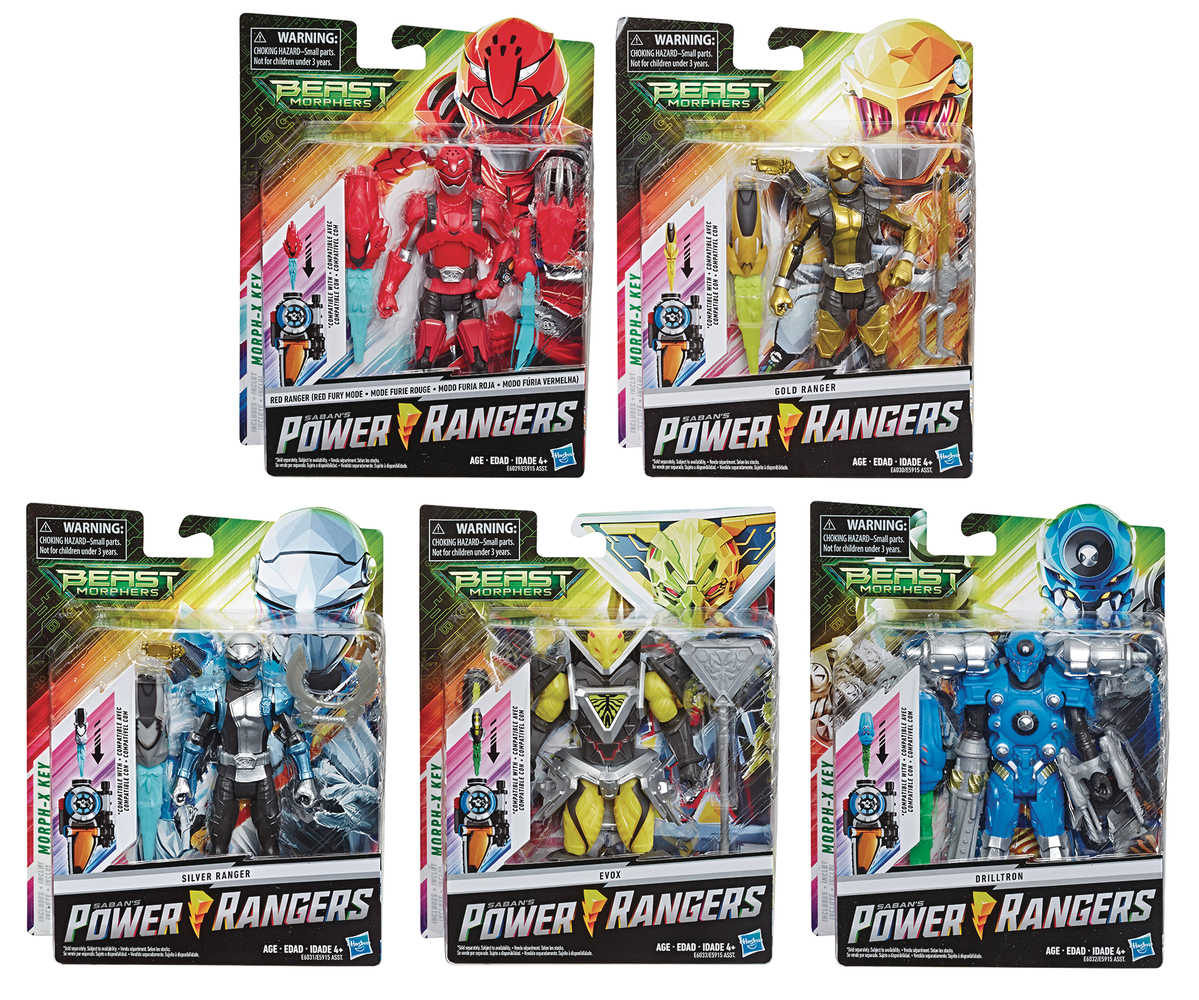 Power Rangers Beast Morphers 6 In Core Action Figure Assortment 201903  (