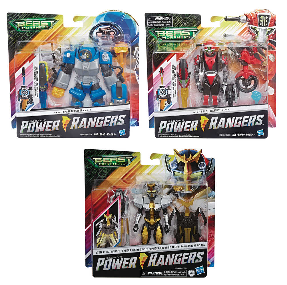 Power Rangers Beast Morphers Deluxe Action Figure Set Assortment 201902 