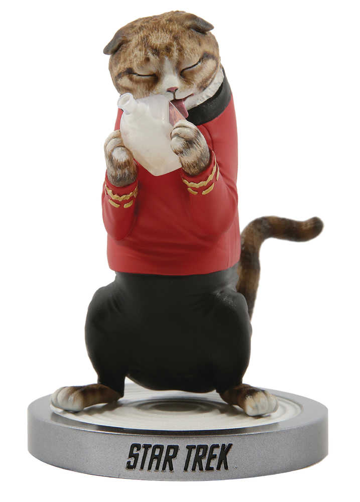 Star Trek Tos Scotty Cat Polystone Statue 