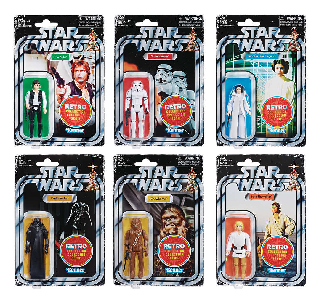 Star Wars E4 Retro 3 3/4 In Action Figure Assortment  