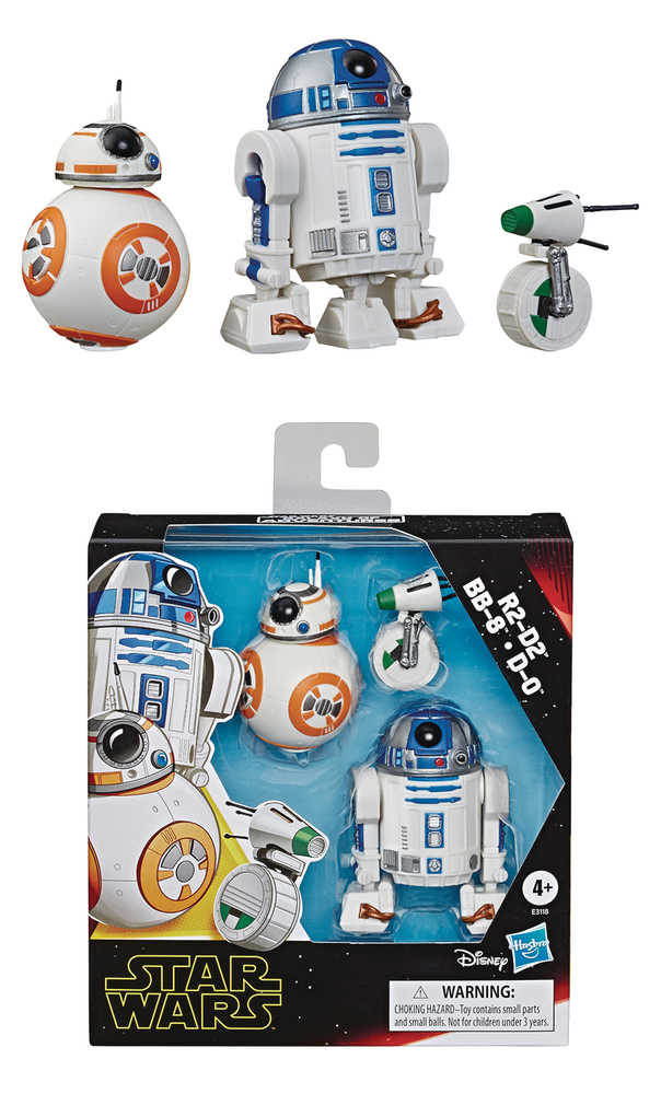 Star Wars Galaxy E9 5 In Scale Droid Action Figure 3 Pk Case  