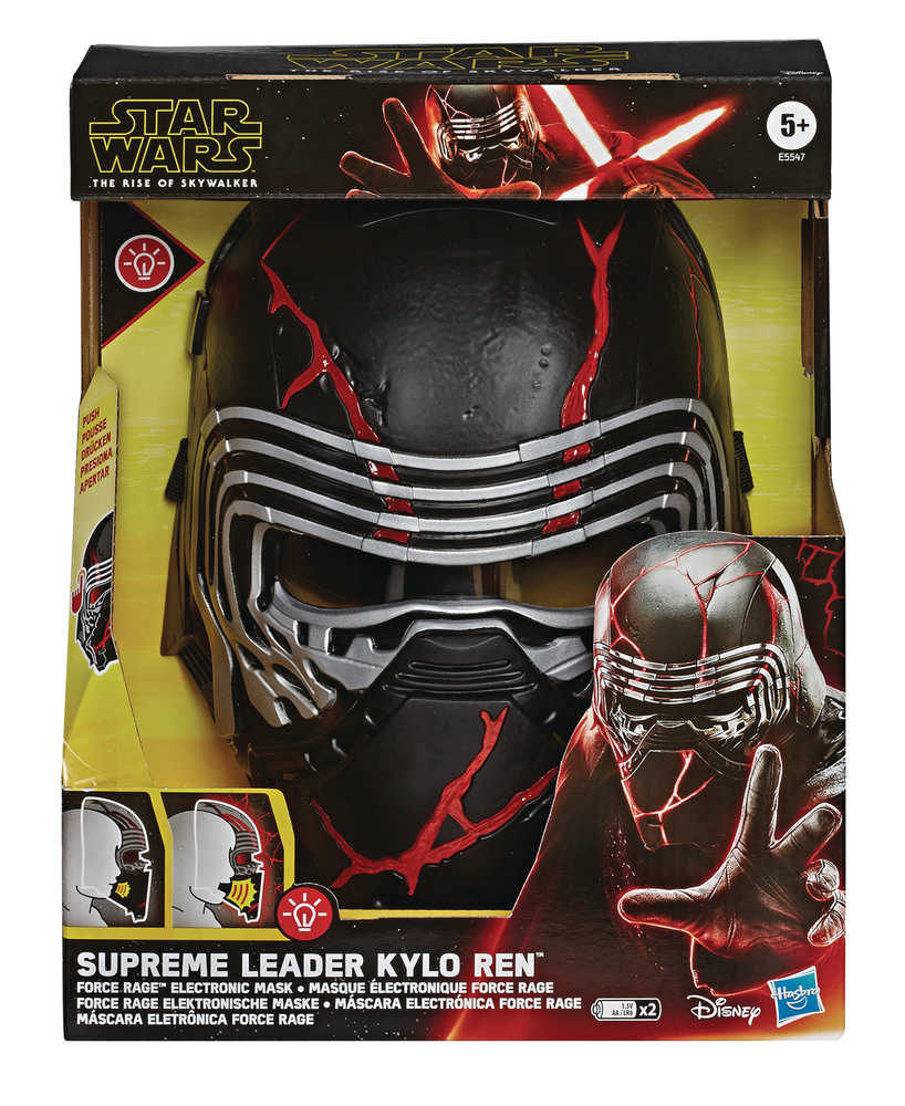 Star Wars E9 Roleplay Kylo Ren Force Rage Electronic Mask Case 