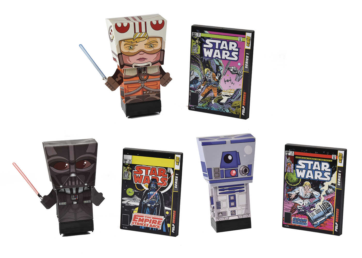 Star Wars Pulp Heroes 6 Pc Assortment 