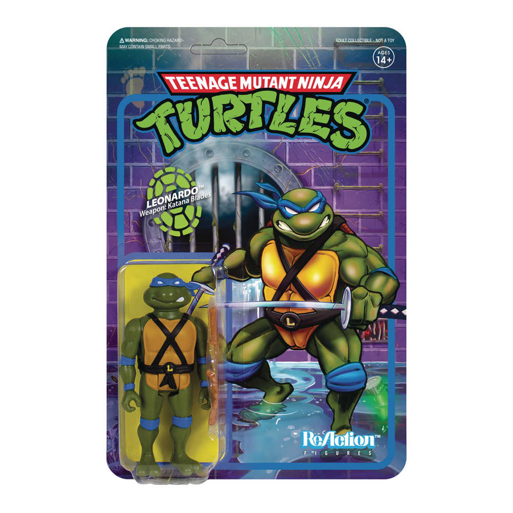 Teenage Mutant Ninja Turtles Leonardo Reaction Figure  