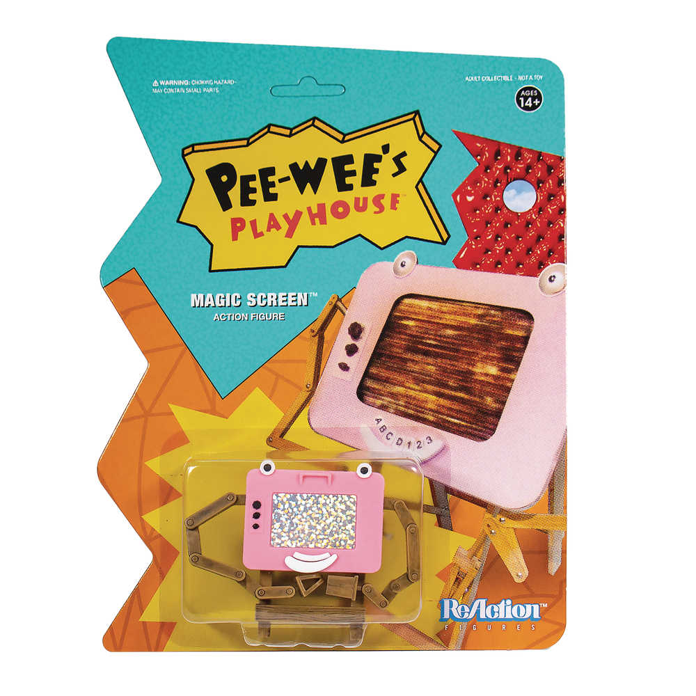 Pee Wees Playhouse Magic Screen Reaction Figure  