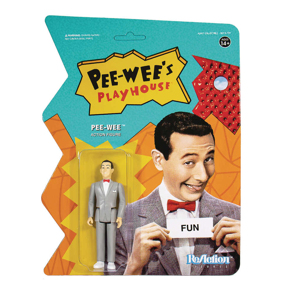 Pee Wees Playhouse Pee Wee Reaction Figure  