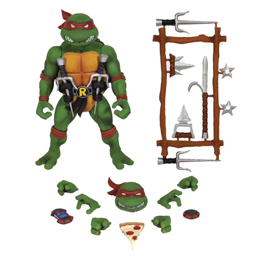 Teenage Mutant Ninja Turtles Ultimates Wave 1 Raphael Action Figure  
