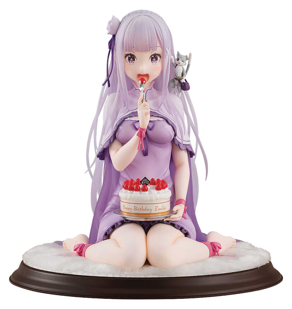 Re Zero Starting Life Emilia 1/7 PVC Figure Birthday Cake Ver (