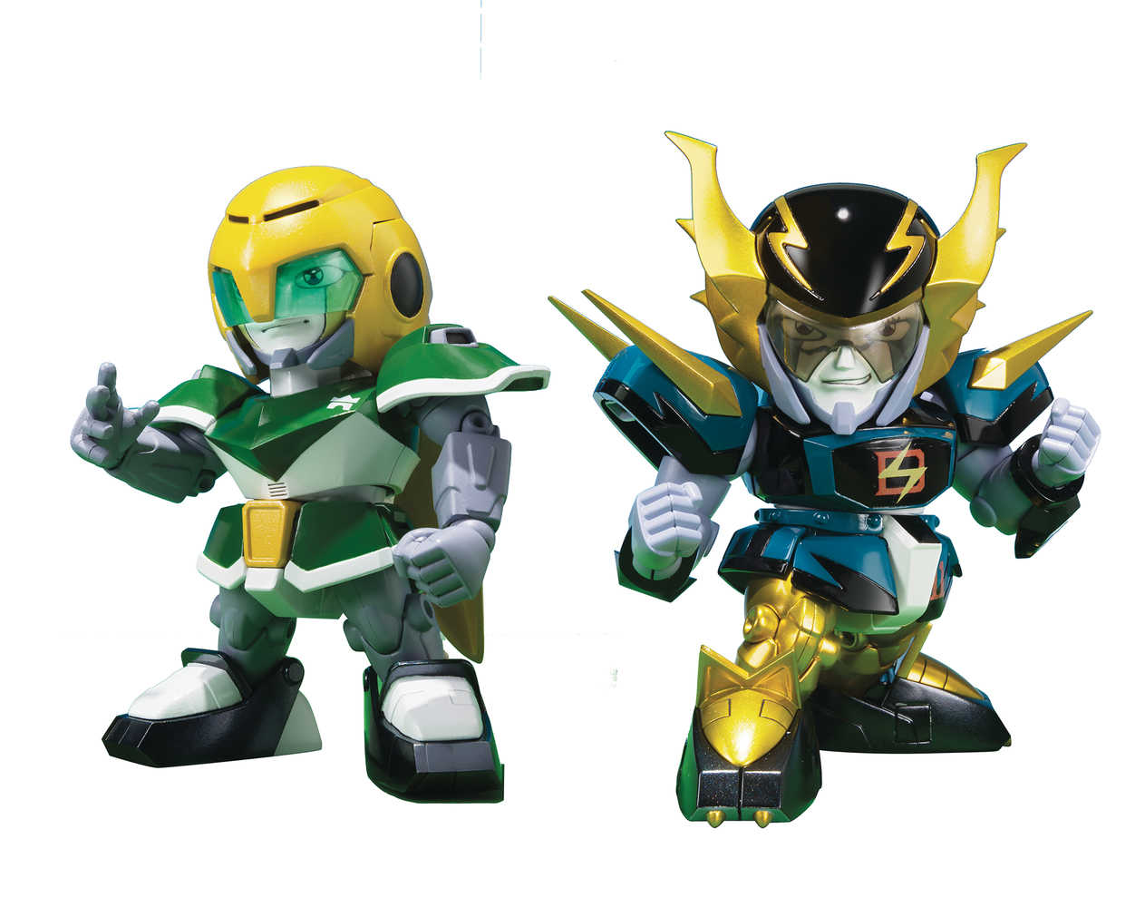 Shippu Iron Leaguer Mach Windy & Gold Foot Bandai Chogokin (