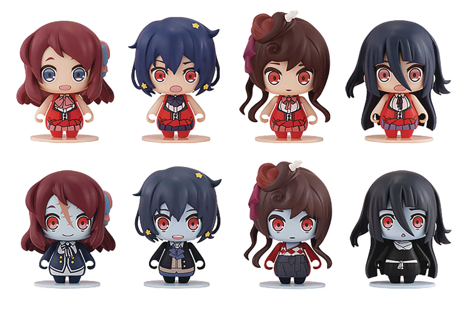 Zombie Land Saga Pocket Maquette Mini Figure 8 Pc Blind Mystery Box Display 