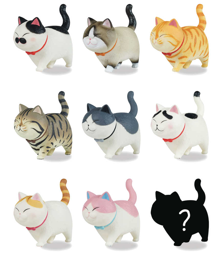 Nekotama 1.5 9 Pc Mini Figure Blind Mystery Box Display 