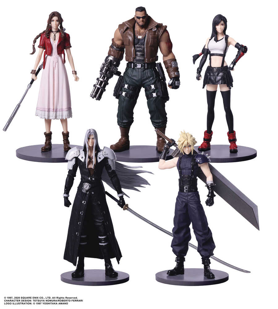 Final Fantasy Vii Remake Trading Arts Mini Figure 5 Pc Blind Mystery Box Display