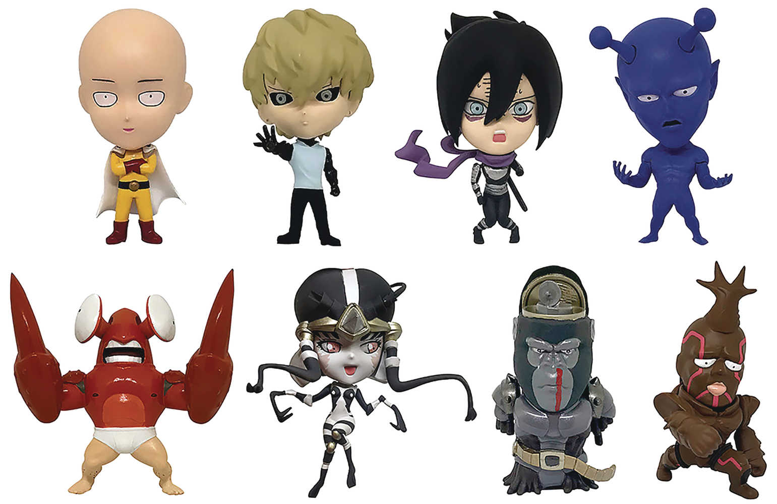One Punch Man Volume 1 16 D Collector's Figure 8 Pc Blind Mystery Box Display 