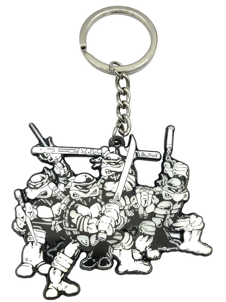 Teenage Mutant Ninja Turtles Mirage Comics Issue #1 All Four Turtles Keychain 