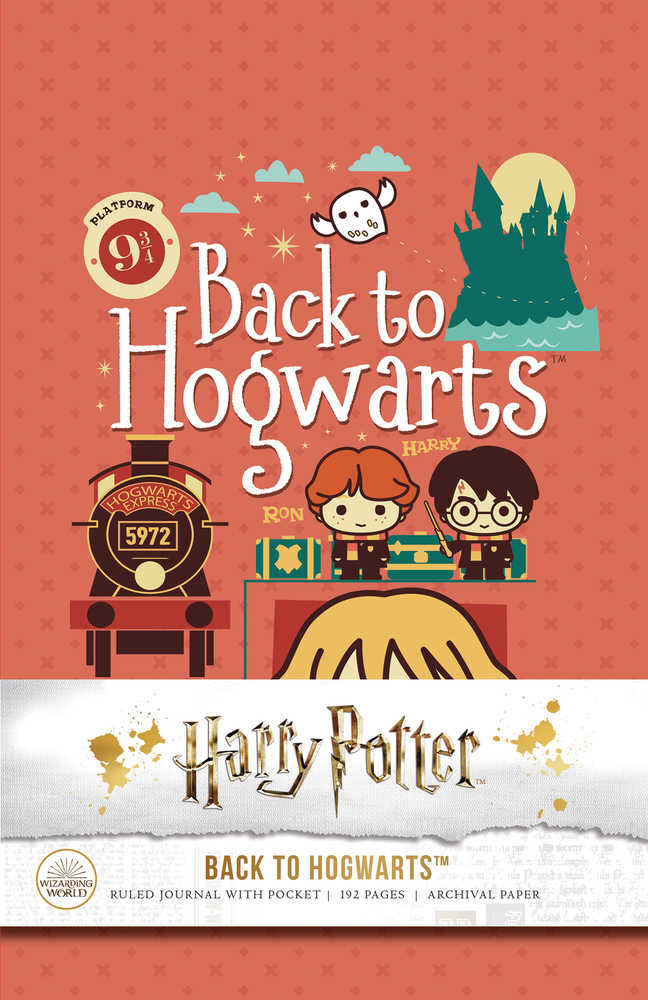 Harry Potter Back To Hogwarts Hardcover Ruled Journal 