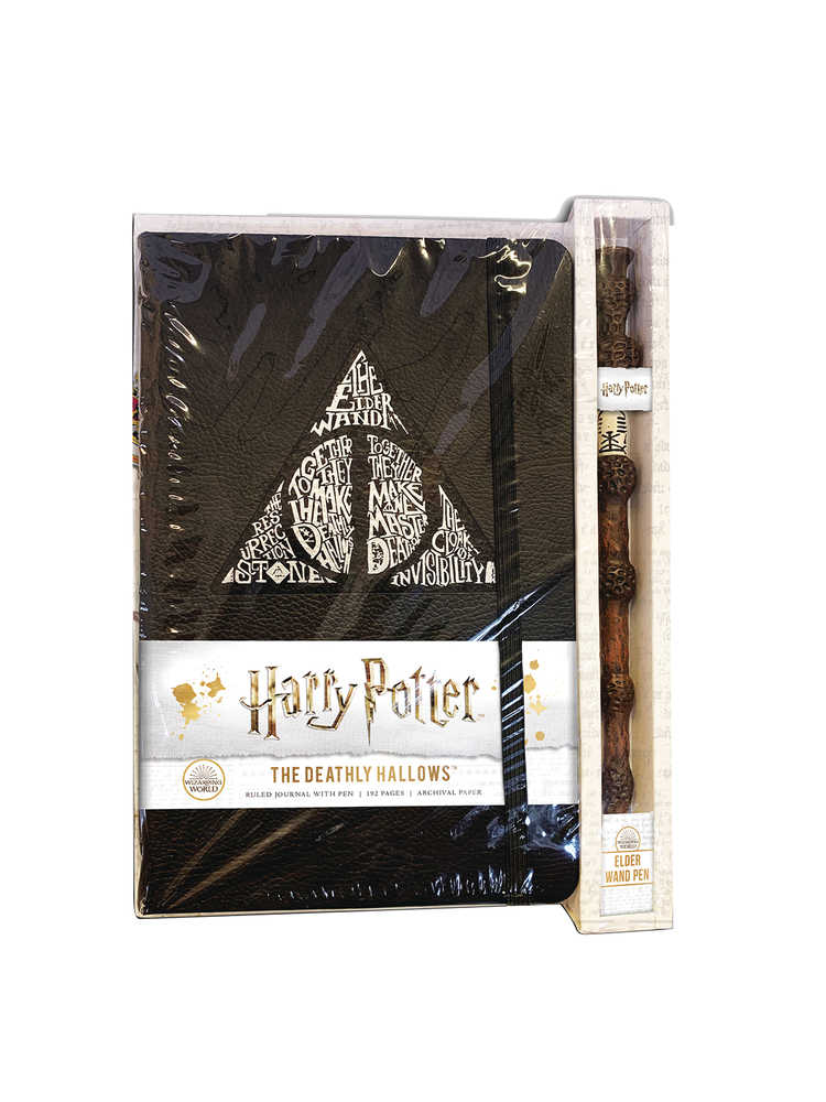 Harry Potter Deathly Hallows Hardcover Ruled Journal (With Pen) 
