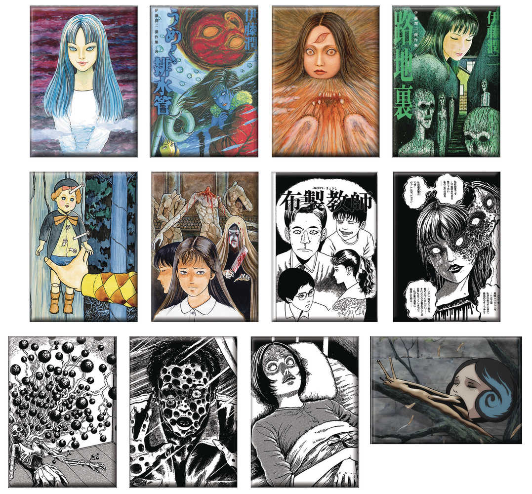 Junji Ito Collection 48 Pc Magnet Assortment 