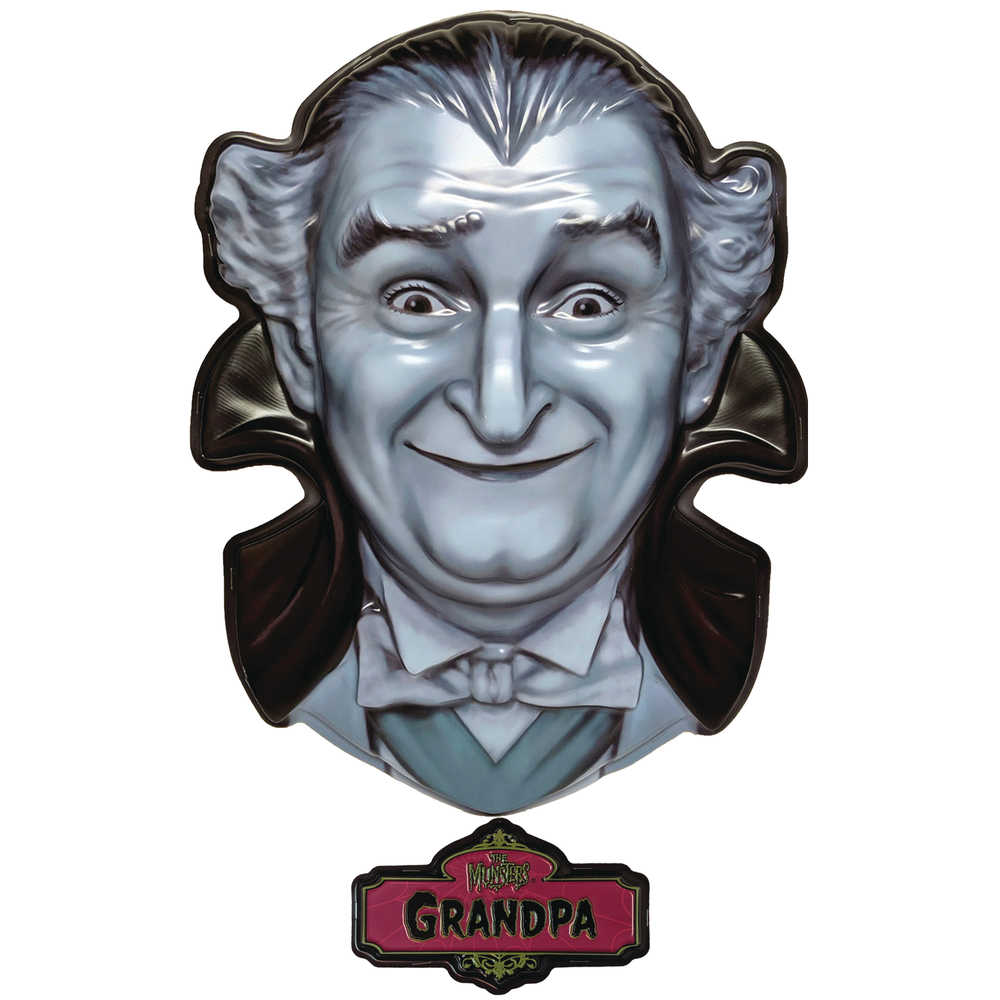 The Munsters Grandpa Munster Plastic Mask Wall Decor 