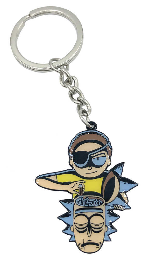 Rick And Morty Evil Morty Enamel Keychain 