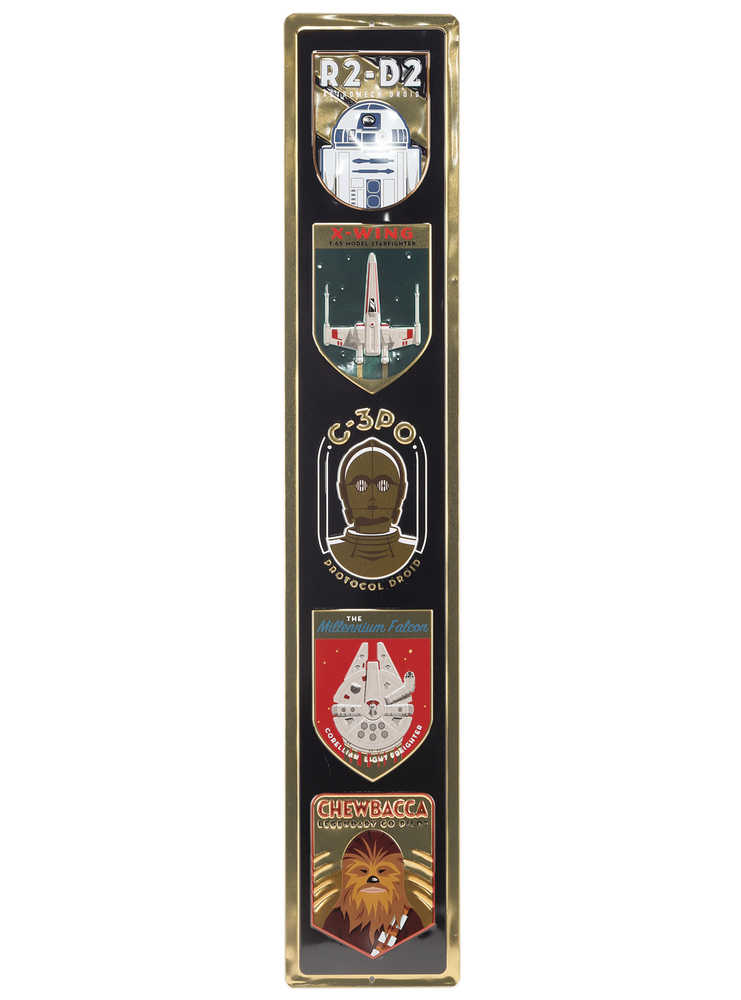 Star Wars Light Side Die Cut Tin Sign 
