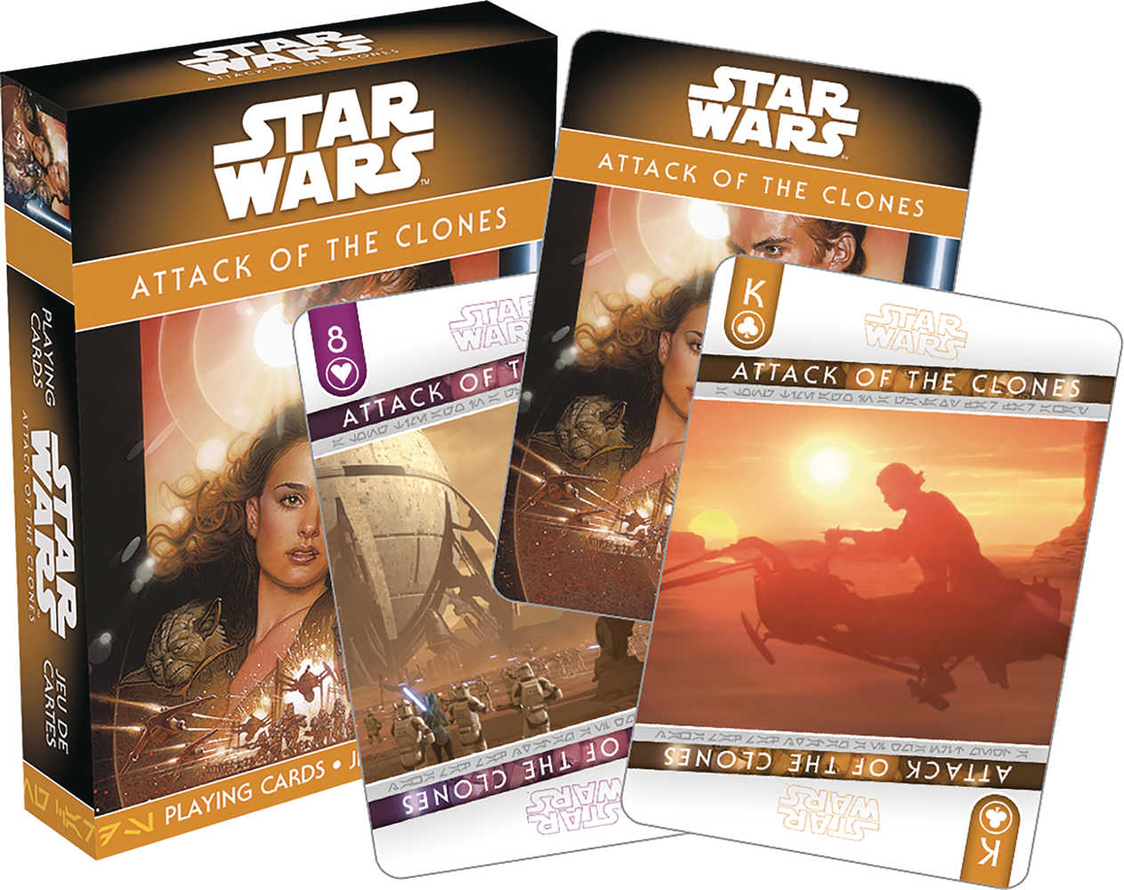 Star Wars Episode 2 Attack Of The Clones Playing Cards 