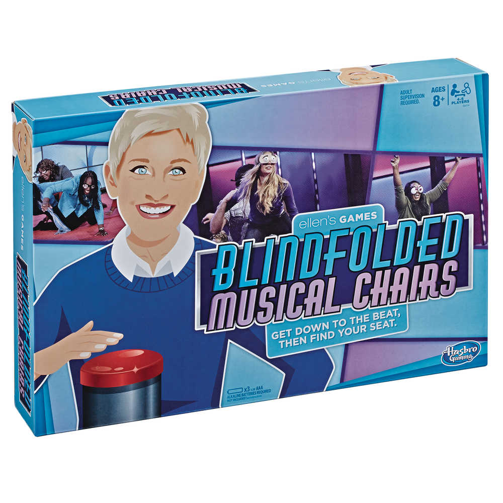 Ellen Blindfolded Musical Chairs Game Case  