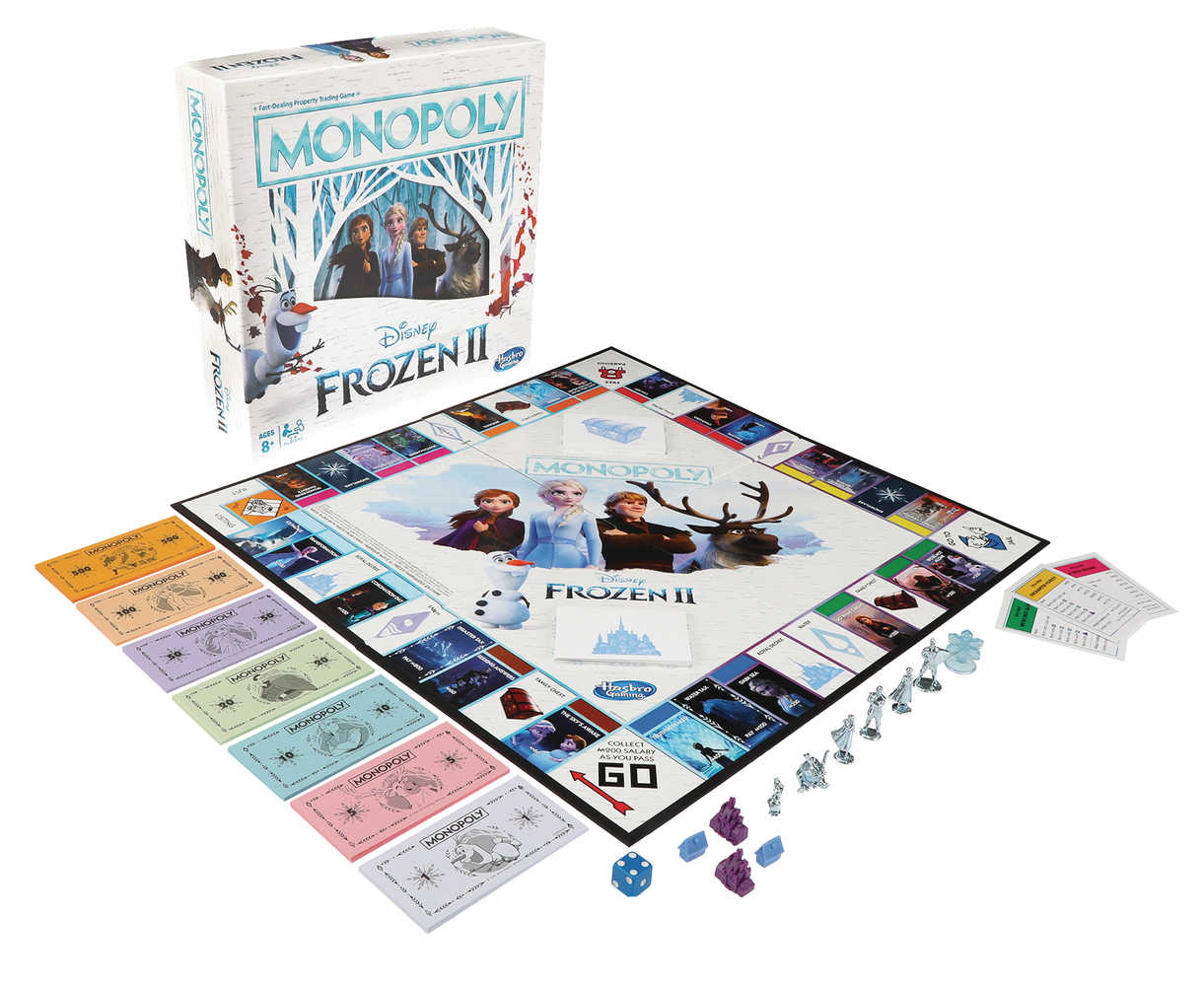 Monopoly Frozen 2 Edition Game Case  