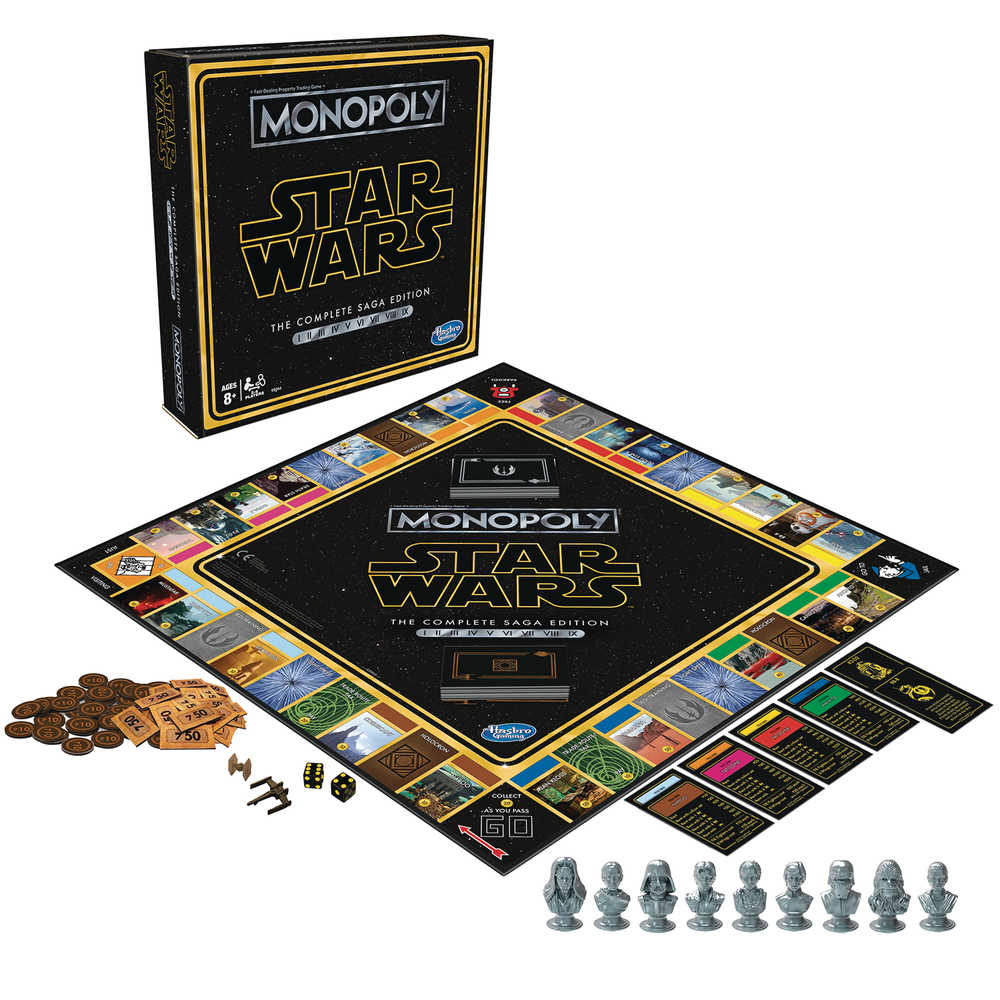 Monopoly Star Wars Saga Edition Game Case  