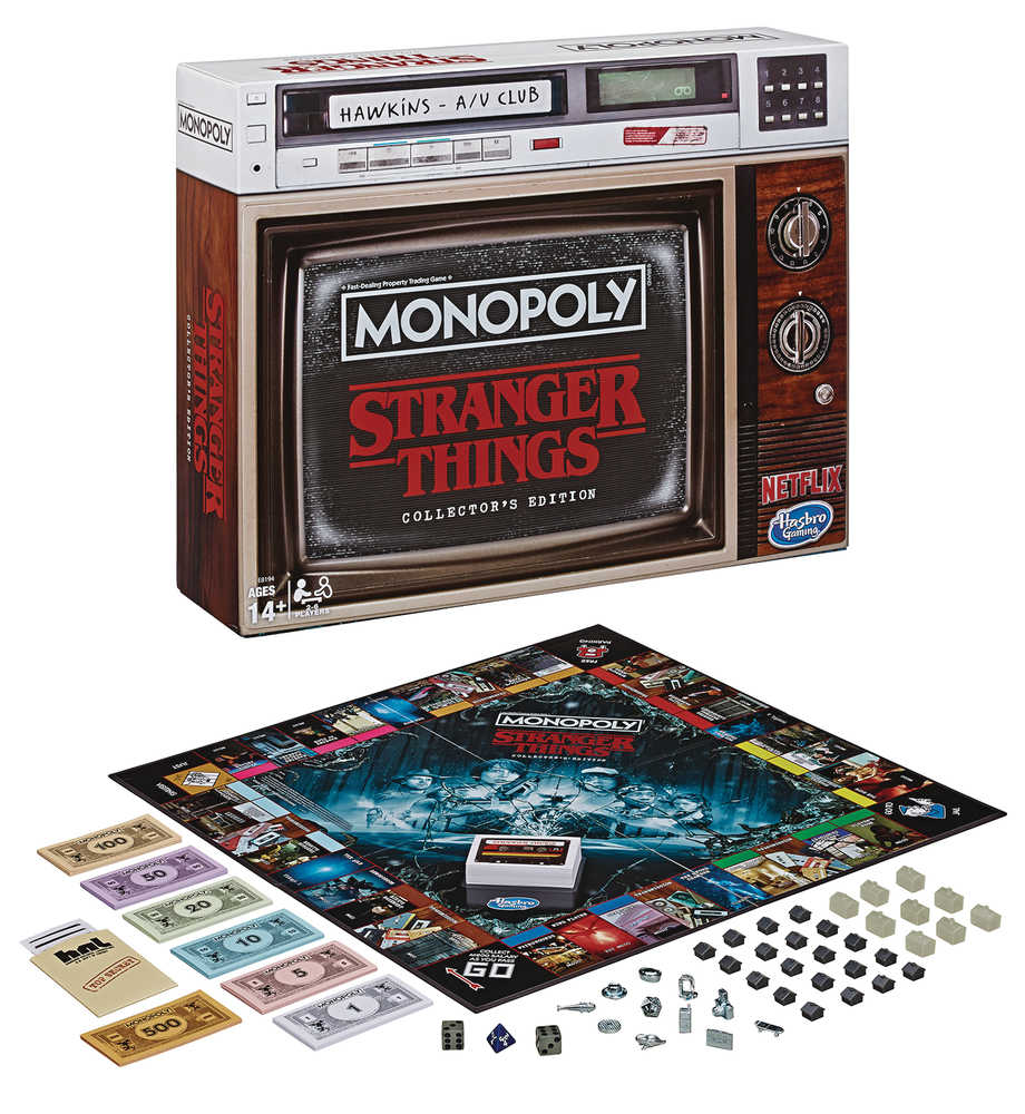 Monopoly Stranger Things Collector Edition Game Case  