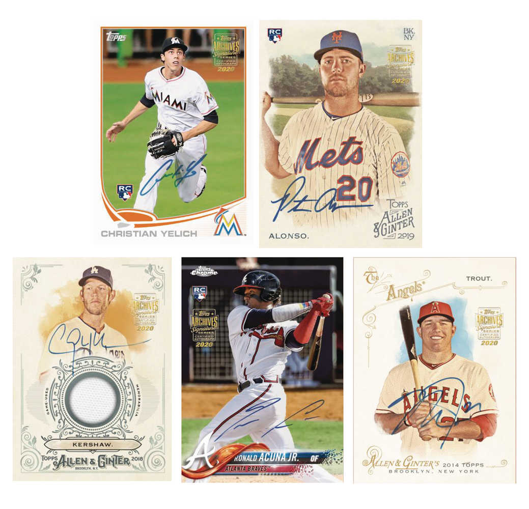Topps 2019 Archives Signature Series Baseball Trading Card Box 