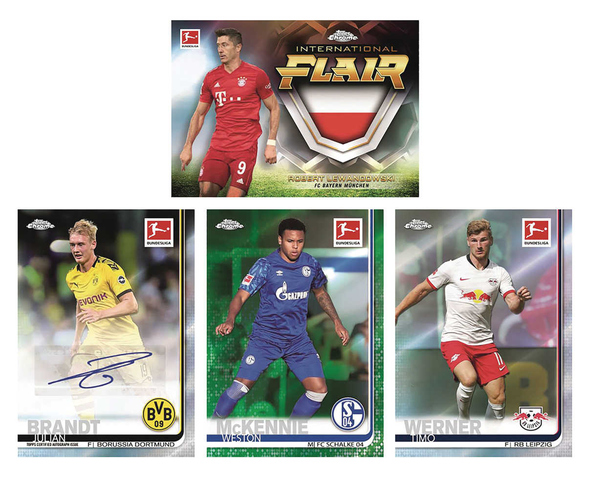 Topps 2020 Chrome Bundesliga Soccer Trading Card Box  
