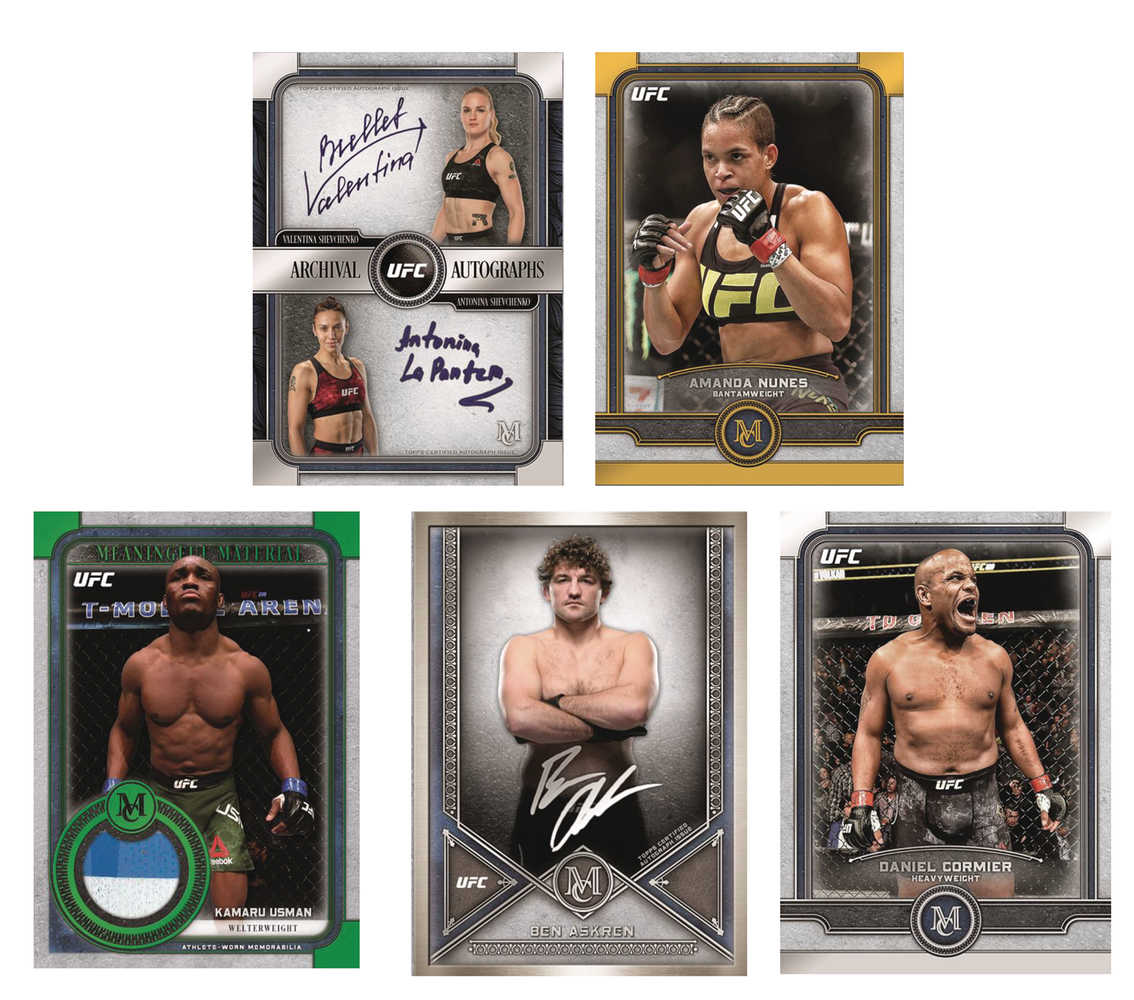 Topps 2019 Ufc Museum Collection Trading Card Box  