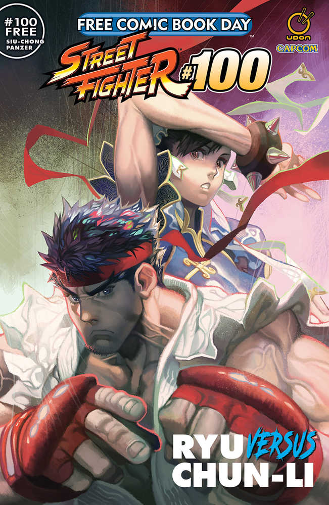 Free Comic Book Day 2020 Street Fighter #100 Ryu vs Chun Li 