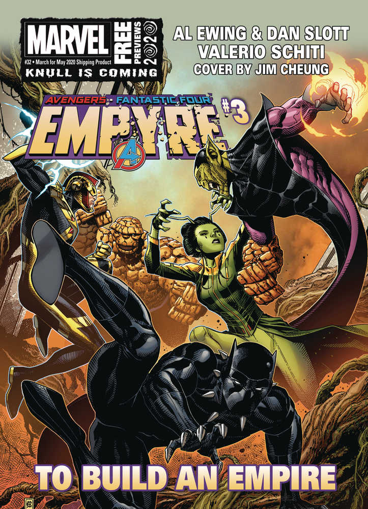 Marvel Previews Volume 04 #32 March 2020 Extras 