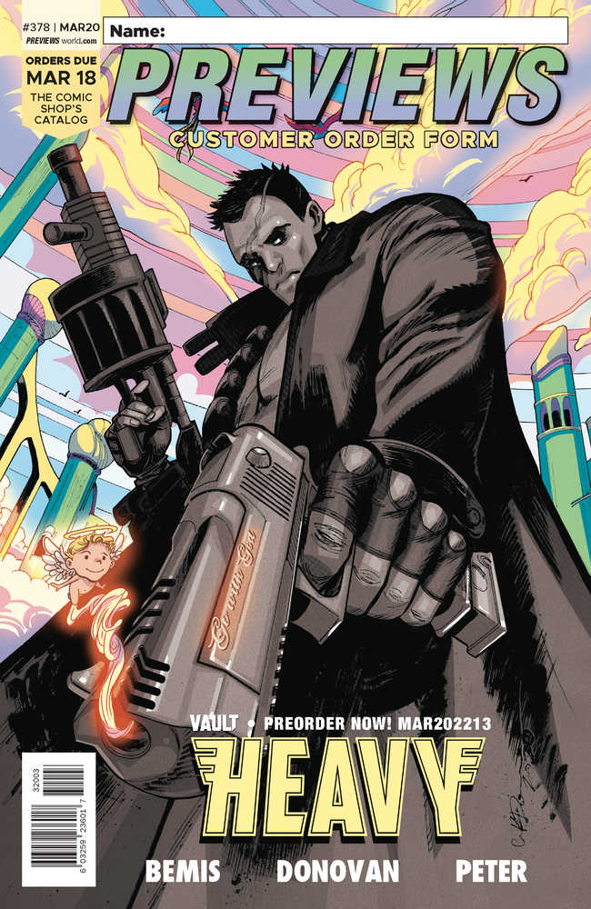 Previews #378 March 2020 Customer Order Form Extras 