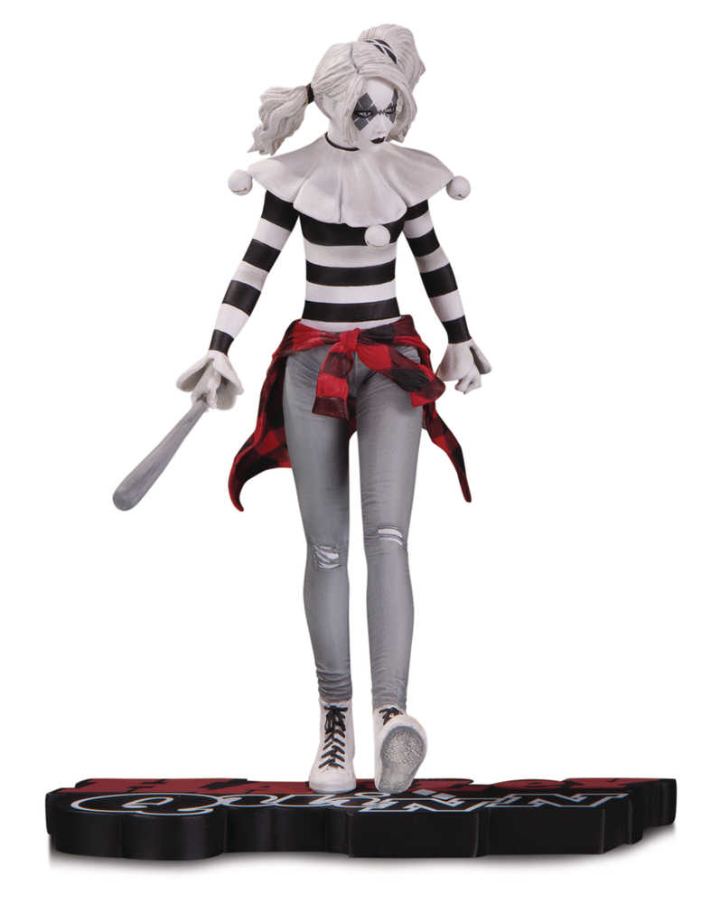 Harley Quinn Red White And Black By Steve Pugh Statue