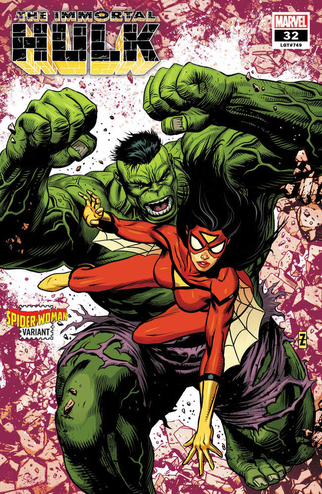 Immortal Hulk #32 Zircher Spider Woman Variant