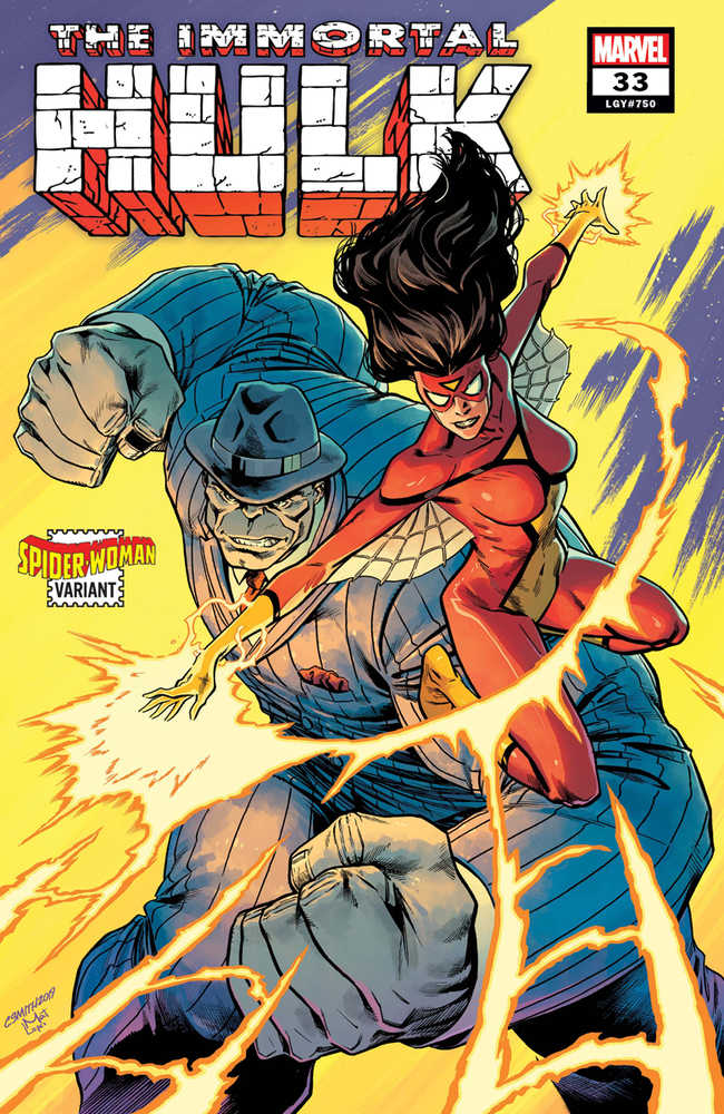 Immortal Hulk #33 Cory Smith Spider Woman Variant