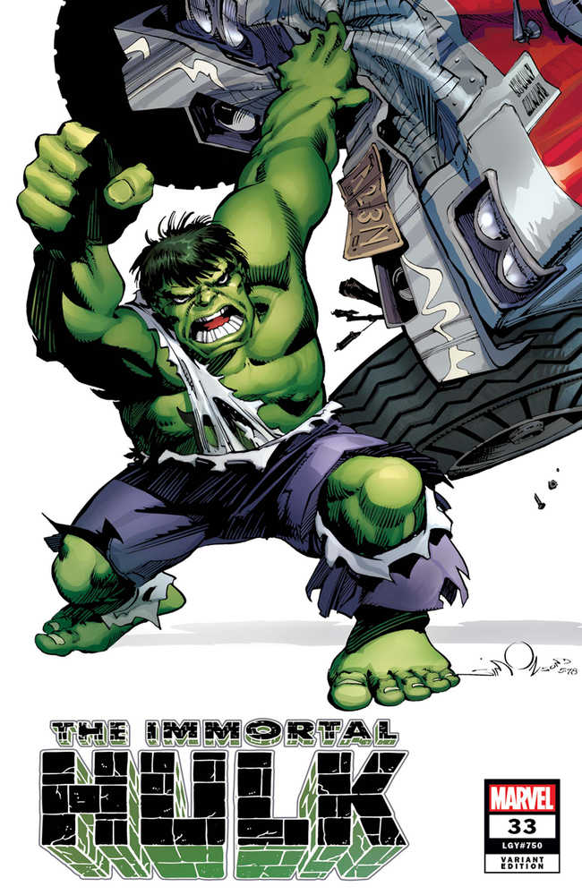 Immortal Hulk #33 Simonson Hidden Gem Variant
