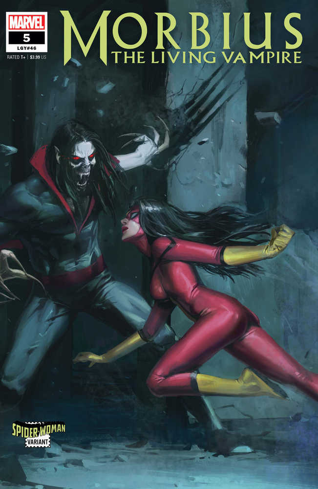 Morbius #5 Pyeong Jun Park Spider Woman Variant